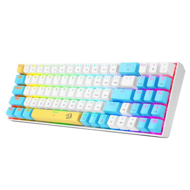 Teclado mecânico Redragon Cheetah K688, RGB, Switch Outemu MK2 Blue e Red