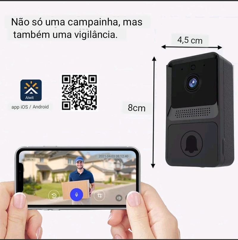 Campainha WiFi com Vídeo MaxGuard™