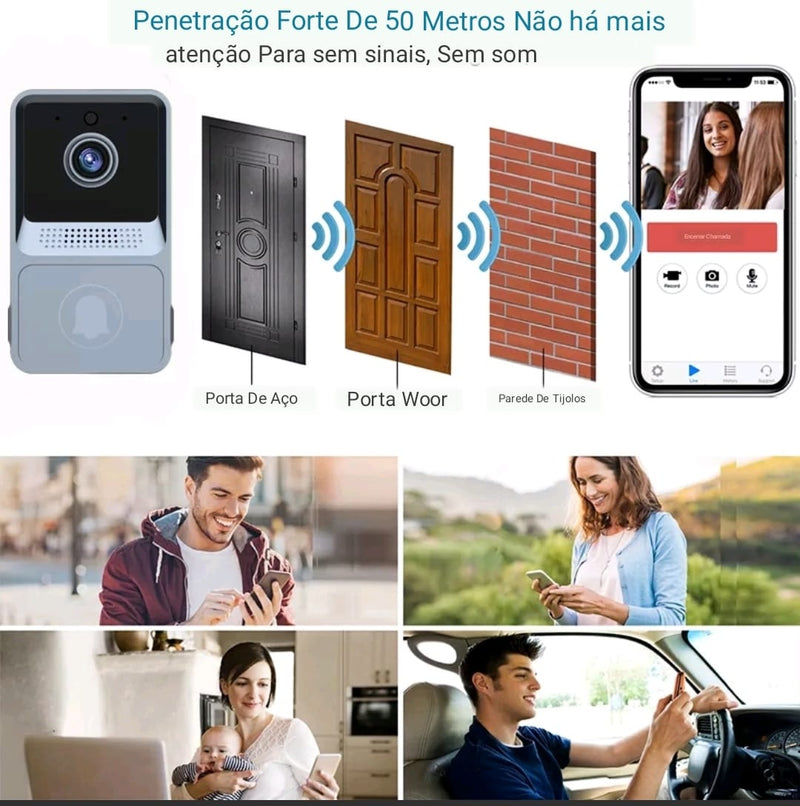 Campainha WiFi com Vídeo MaxGuard™