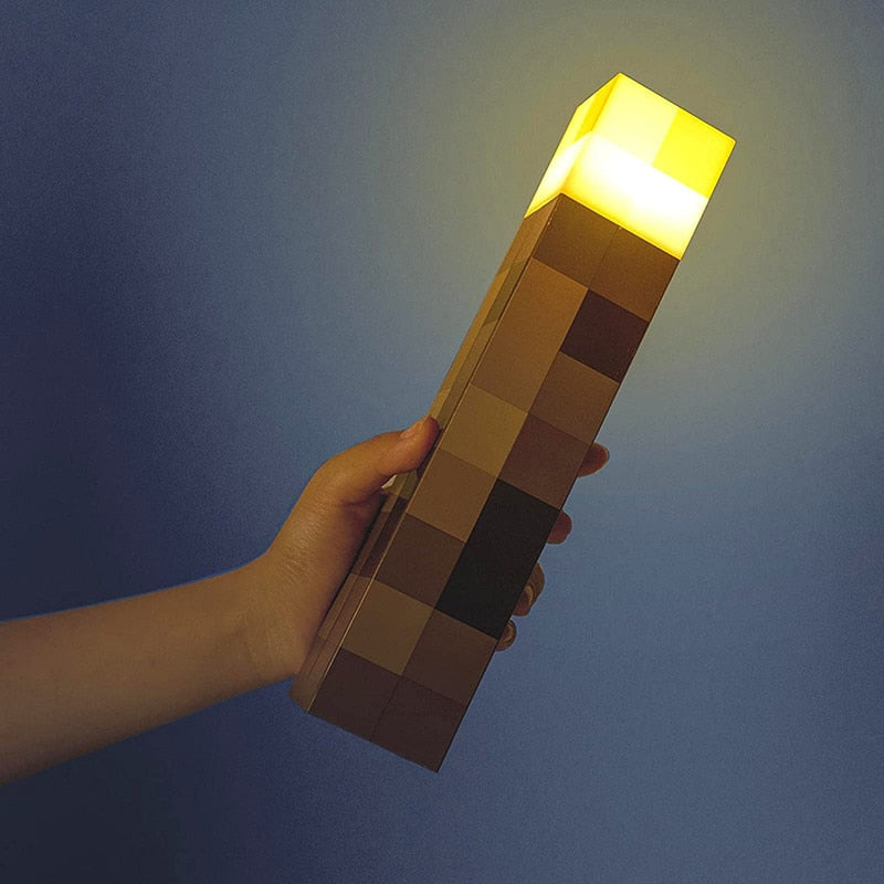 Luminária Tocha Minecraft