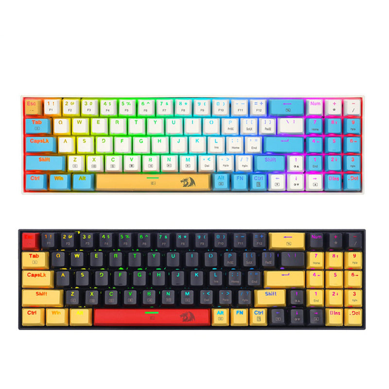 Teclado mecânico Redragon Cheetah K688, RGB, Switch Outemu MK2 Blue e Red