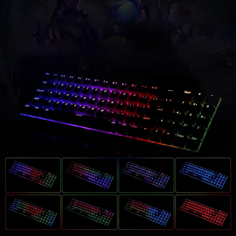 Teclado mecânico Redragon Cheetah K688, RGB, Switch Outemu MK2 Blue e Red